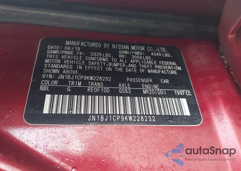 2019 Nissan Rogue Sport S from USA, damaged, VIN JN1BJ1CP9KW228232